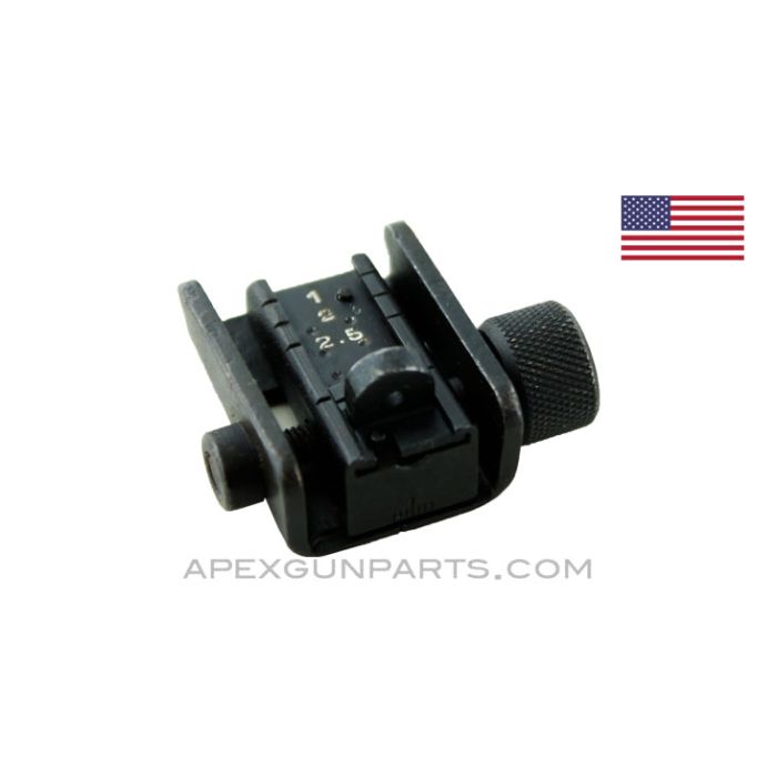 M1/M2 Carbine Rear Sight Assembly, Stamped *Very Good*