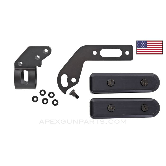 PKM Carry Handle Assembly w/ Screws & Grip Halves, Black, U.S. Made *NEW* 
