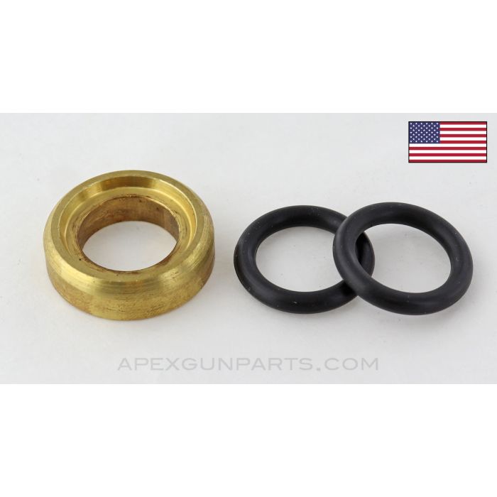 MG-08 Maxim Muzzle Spacer / Seal Kit, w/ (2) O-Rings *NEW* US Made