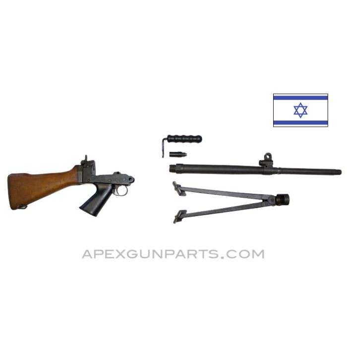 Israeli FAL 21" Heavy Barrel, w/Lower & Bipod, Wood Buttstock, 7.62X51 NATO, *Good* 
