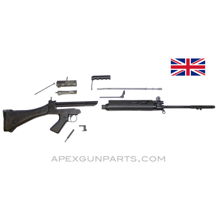 L1A1 FAL 21" Barrel, Lower w/Black Polymer Furniture, Bolt & Carrier, 7.62X51 NATO, *Good* 