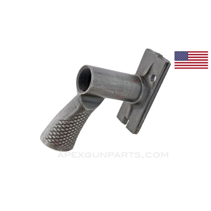 Browning 1919A4  Back Plate Assembly, One Piece Cast, Small Handle, Stripped, Parkerized *Very Good* 