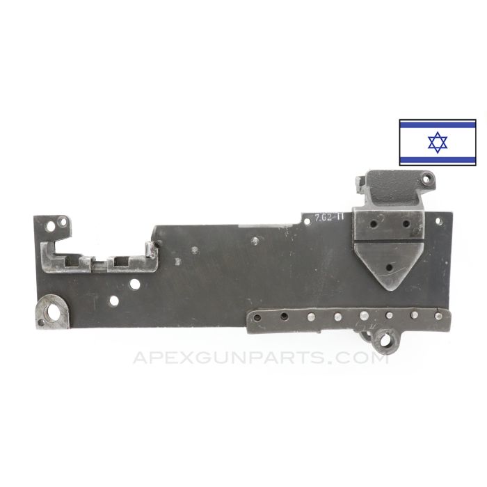 Browning 1919 Left Hand Side Plate (LHSP), w/ Rear Sight Base and Bottom Plate, Modified Feed Guide, 7.62 *Good / Marred*  