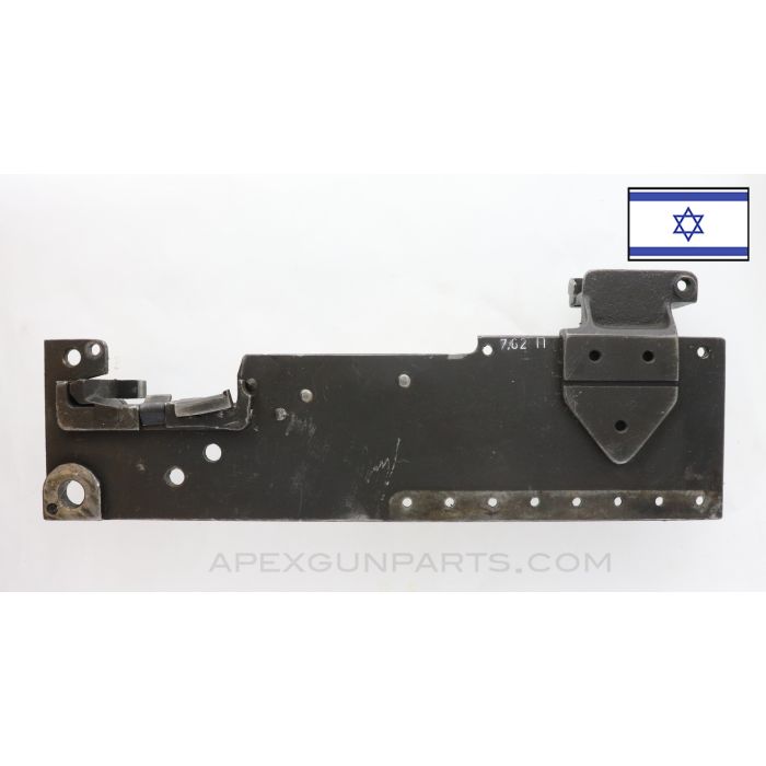 Browning 1919 Left Hand Side Plate (LHSP), w/ Rear Sight Base, Bent Pawl Bracket, 7.62 NATO *Good* 