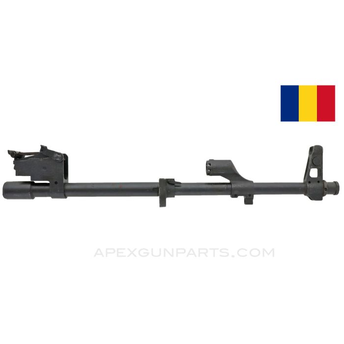 Romanian AK-47 / AKM / WASR Barrel, Chrome Lined, Cold Hammer Forged, Populated, Threaded Muzzle, 16.5 ", Blued, 7.62x39 *NOS* 