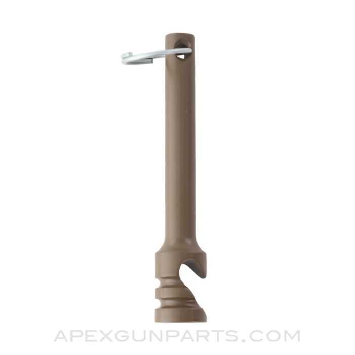 AK Gas Piston Keychain, Coyote Brown, *NEW*