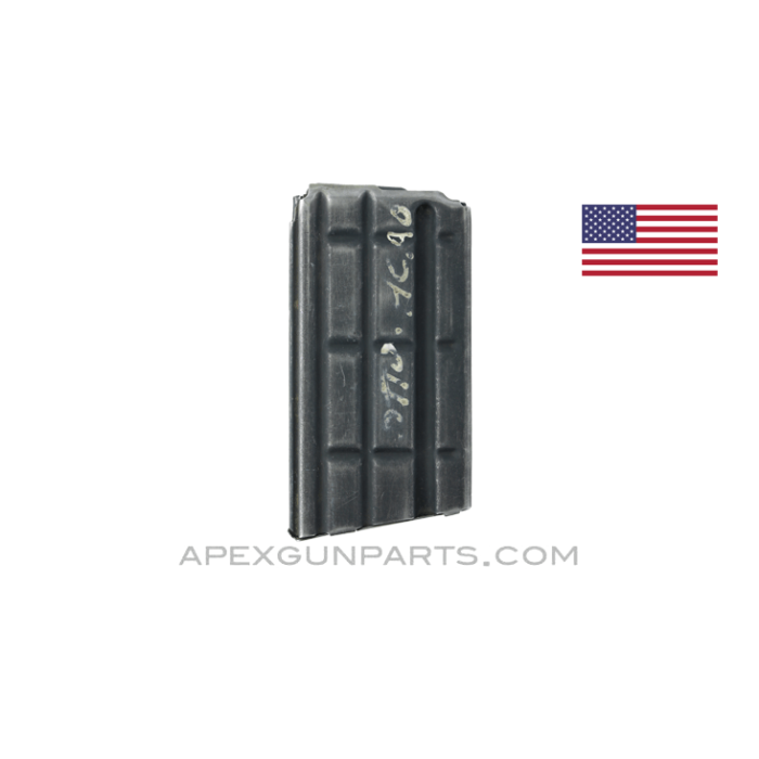 Early Armalite AR-15 Waffle Magazine, 20rd, 5.56x45, Aluminum, *Good* 