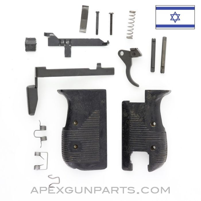 UZI F/A Fire Control Parts, w/ Grip Panels, NO SEAR *Good*