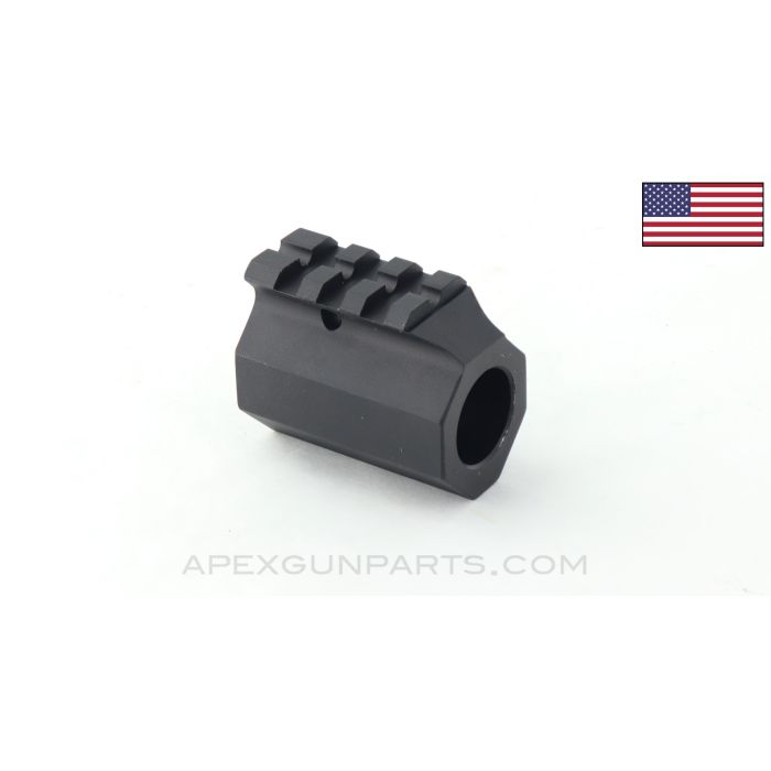 Remington DPMS AR-15 Gas Block, w/ Picatinny Rail, .750 Diameter, *NEW / As-Is*