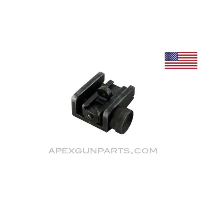 M1/M2 Carbine Rear Sight, Milled *Good* 