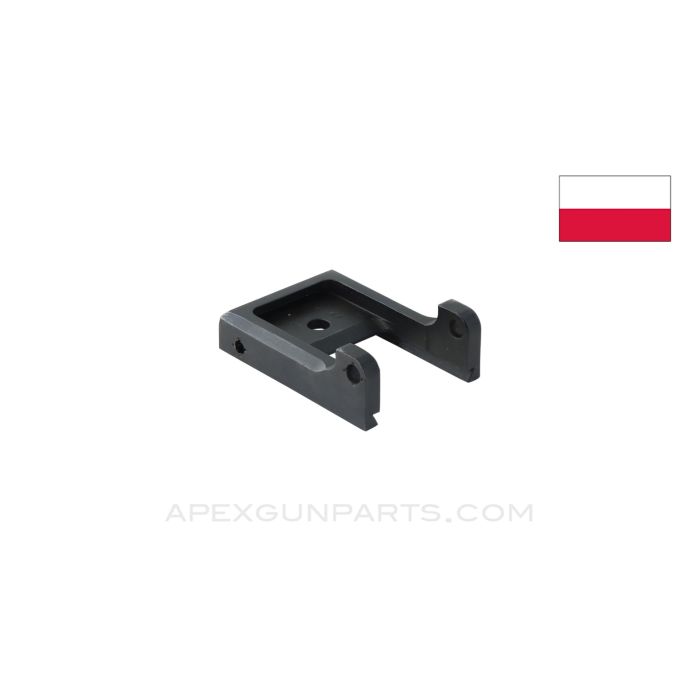 Polish SG-43 / SGMT Top Cover Pivot Plate w/ Slot for Cover Spring *Very Good*