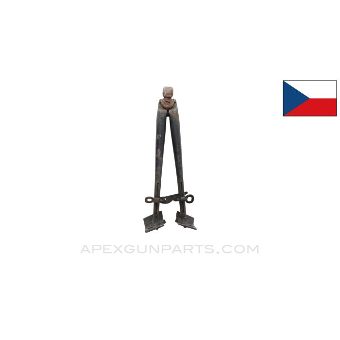 ZB26 Bipod, No Mounting Screw, Brass Feet *Good*