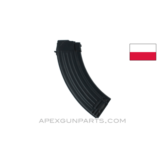 Polish AK-47 Magazine, 30rd, Steel, 7.62x39mm, *Excellent* 