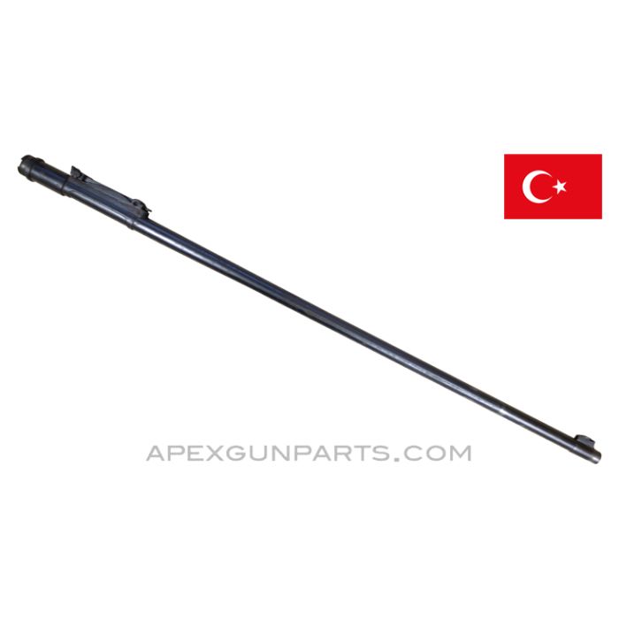 98 Mauser Barrel Assembly, 29", Turkish Marked Rear Sight, 8X57 Mauser *Good* 
