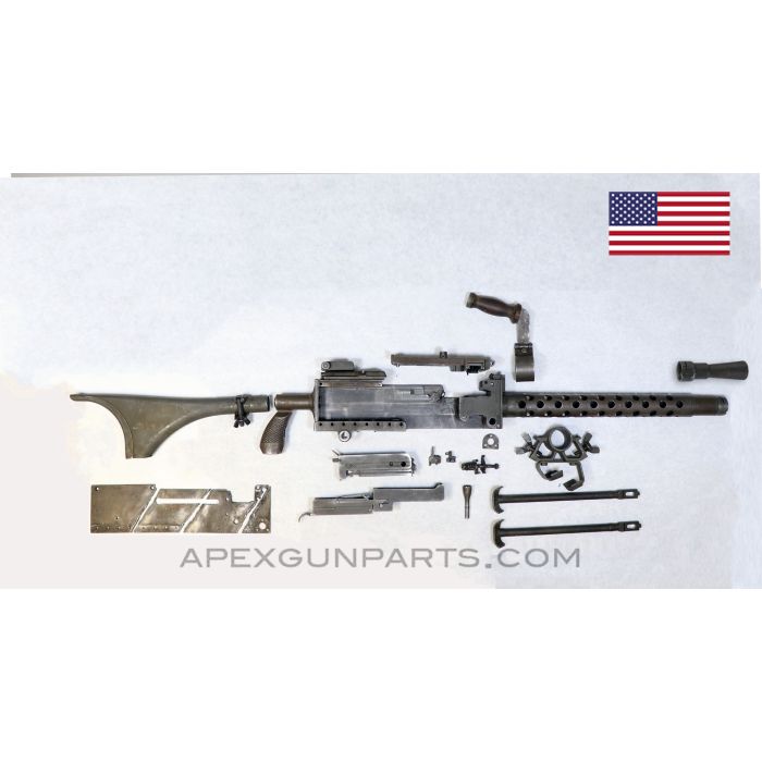 Browning 1919A6 Parts Kit w/Stock, Carry Handle, Flash Hider & Torch Cut RHSP, Israeli Bipod Legs, .30-06 