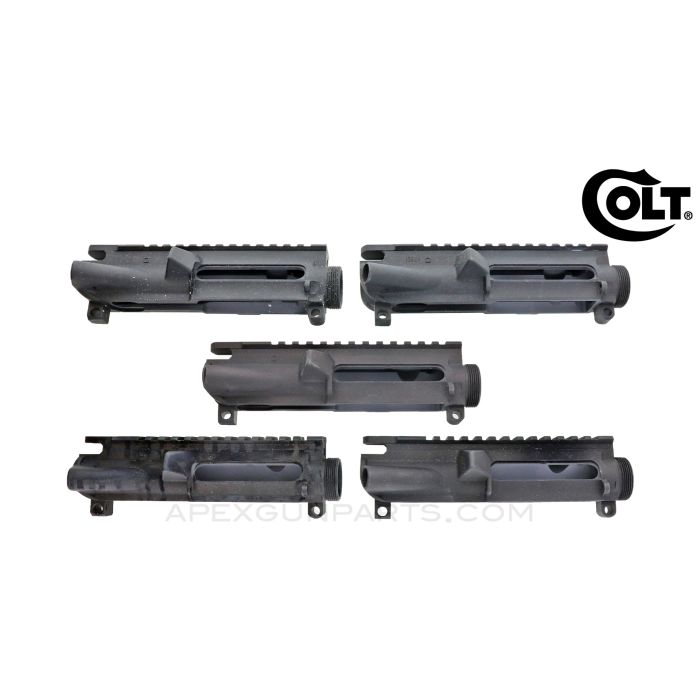 Colt M4 Carbine Upper Receiver w/No Parts Fitted, Government Contract Samples, Black *UNUSED / Blemished* 