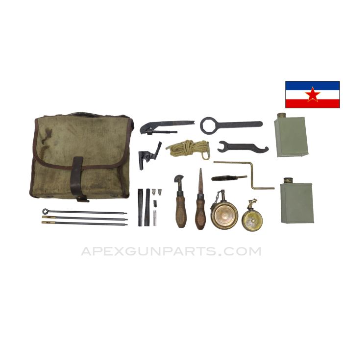 Yugoslavian M53 / MG-42 / MG-34 Field Maintenance Kit in Canvas Pouch *Very Good*