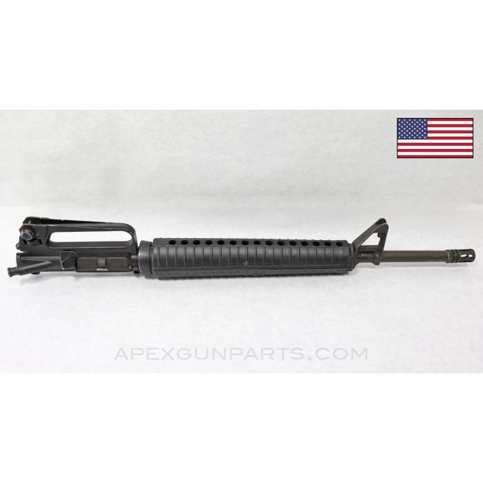 M4 / M16A2 Heavy Barrel Sporter Upper Assembly, 20" HBAR, No Bayonet Lug, 5.56x45 NATO *Good*