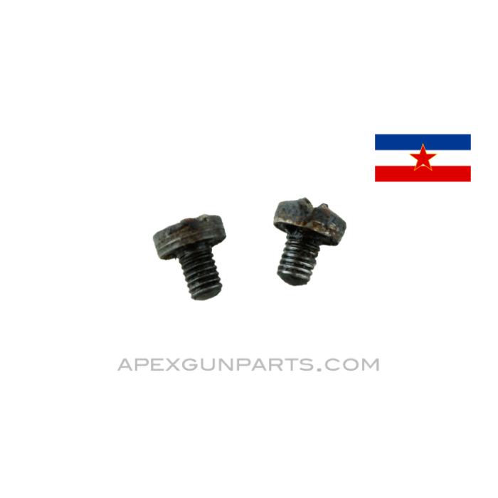 Yugoslavian 98K Mauser Trigger Guard Lock Screw, Set of 2, *Good*