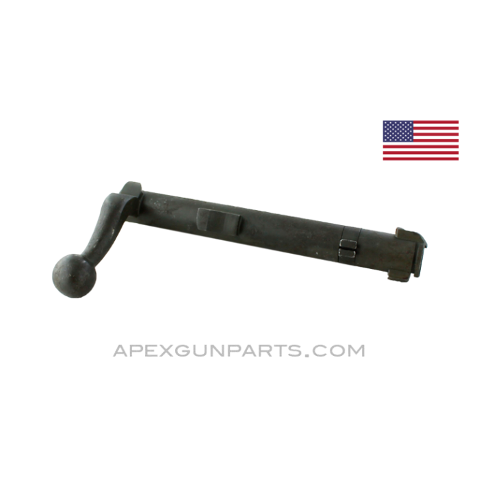 Springfield 1903 Bolt Body, Stripped, With Extractor, "J6" Marked, Dual Port, Blued *Good* 