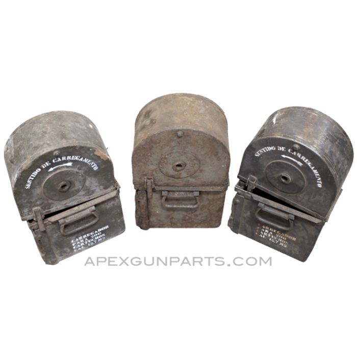 Browning M2 .50 Cal. 200 rd. "Tombstone" Ammo Drum, Project Grade, Sold *As Is*