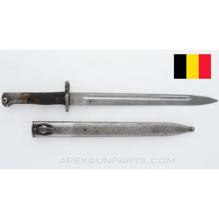 FN Model 24 Bayonet, w/ Scabbard *Fair*