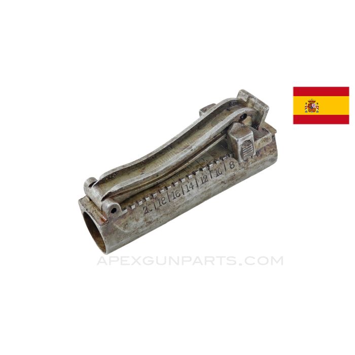 Spanish Mauser Model 1895 / 1916 Short Rifle Roller Coaster Sight Block Assembly, 7X57 Mauser  *Good* 