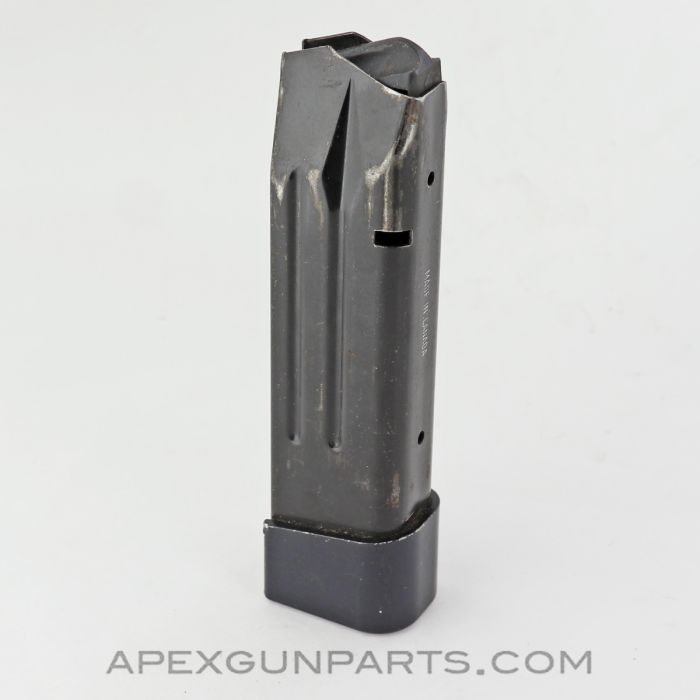 Para Ordnance P16 Magazine, 15rd +3rd Extension (18rd), Factory Original, Blued, .40 S&W *Good*