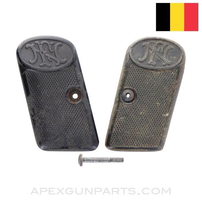 FN 1905/1906 Pistol Grip Panels w/ Screw, .25ACP *Good*