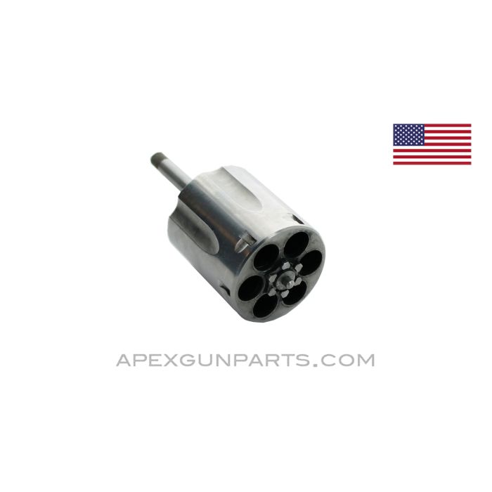 Smith & Wesson K Frame (Model 66) Cylinder Assembly, Complete with Ejector, .357, Stainless Steel *Very Good* 