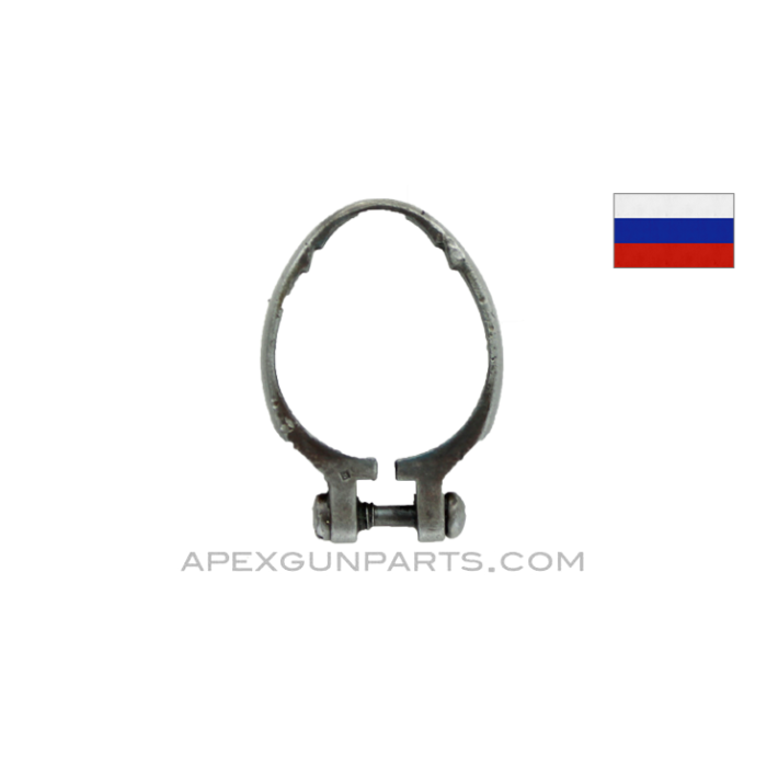 Mosin Nagant 1891 Rifle Mid / Rear Barrel Band, Milled Early Style, Russian, *Good* 