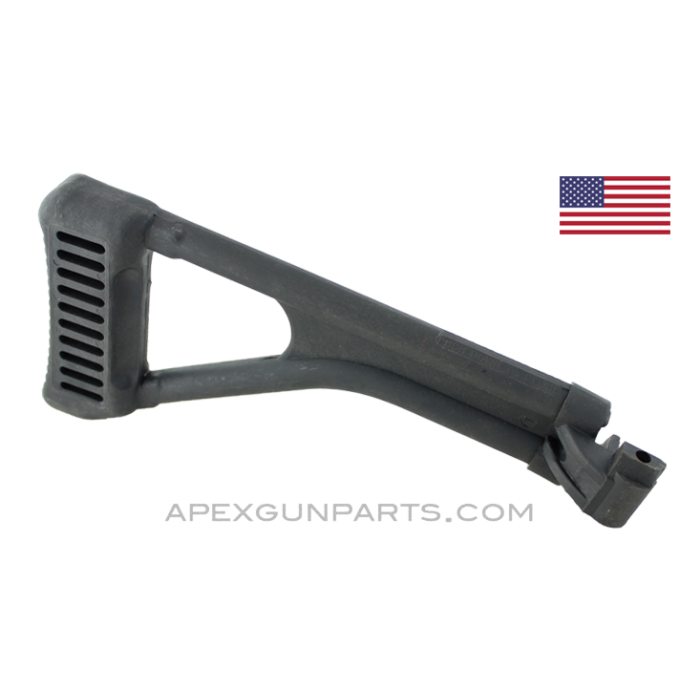 TAPCO AK-47 Side Folding Stock, Polymer, Stripped, Black *NEW* 