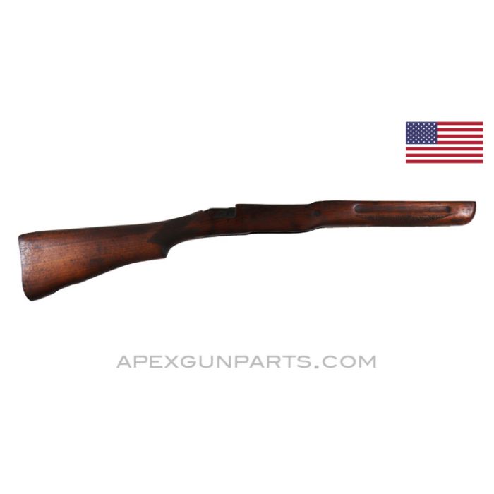 M1917 Sporterized Stock, Stripped, Checkered, 30.06, *Very Good* 