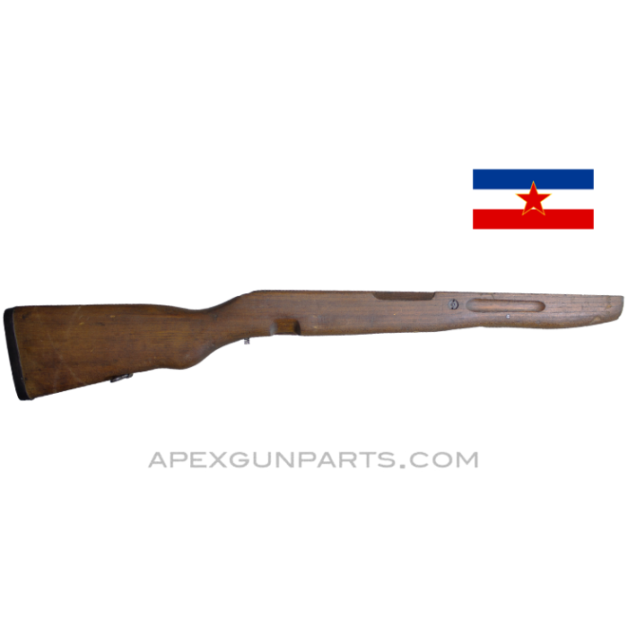Yugoslavian 59/66 SKS Stock, 29", Blade Bayonet Cut *Good*
