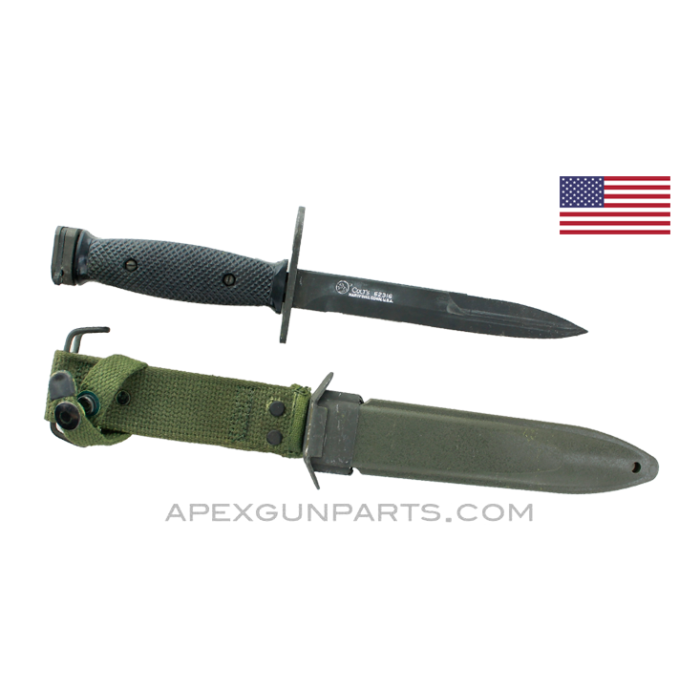 Colt M7 (M16) Bayonet with US M8A1 Scabbard, *Very Good*