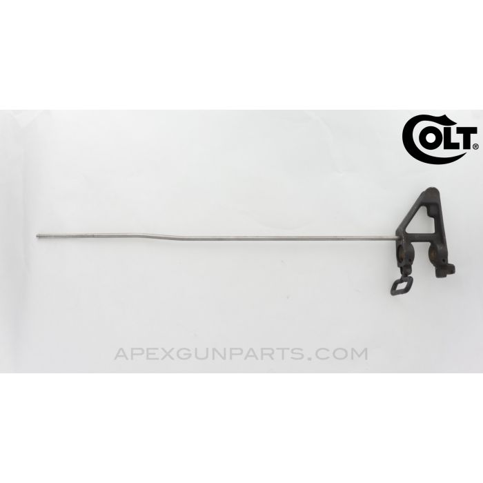 Colt AR15/M16 Front Sight Assembly, w/ Rifle Length Gas Tube & Sling Swivel, 15-1/8" *Good*
