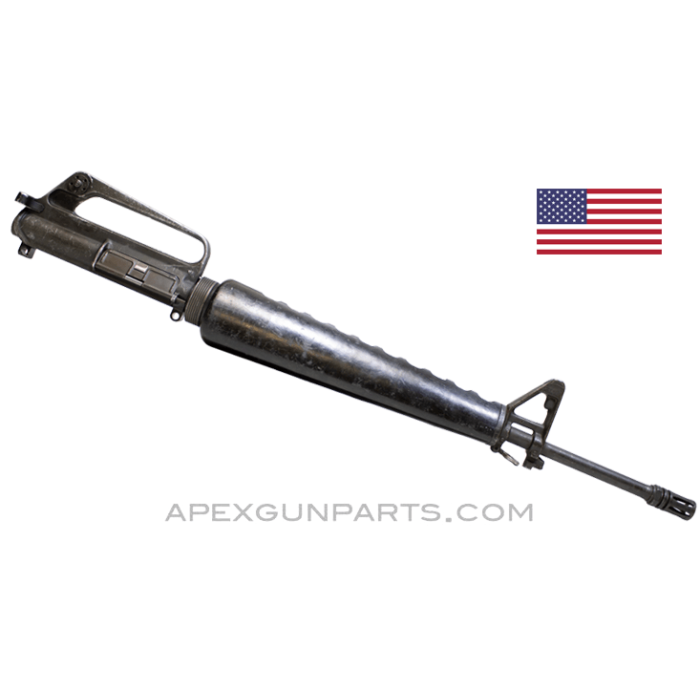 Colt 604 M16 Upper Assembly 1969-1971, 20" Barrel, 5.56X45 NATO, Slick Side Bolt Carrier, *Fair* 