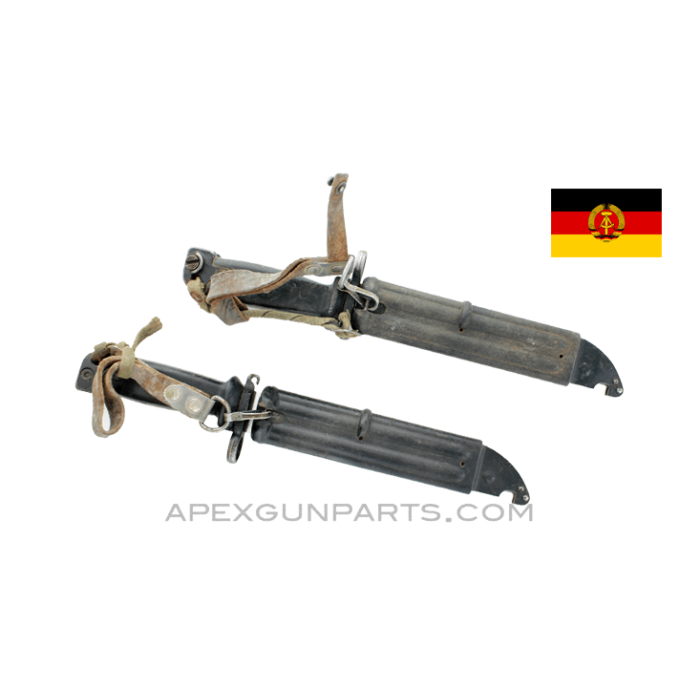 East German AK-74 Bayonet and Scabbard, Type 3, *Fair* 