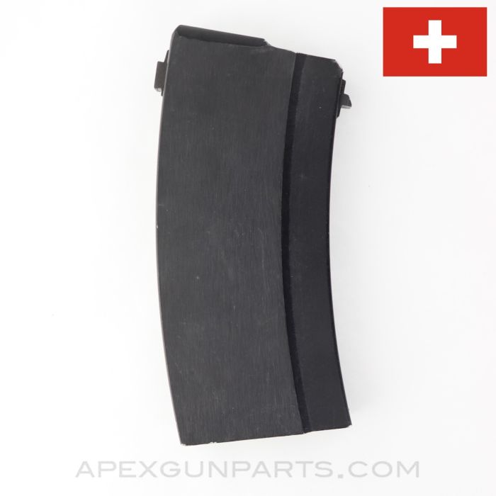 Swiss Stgw 57 Magazine, 24rd, 7.5x55, Aluminum, Type 4 *Very Good*