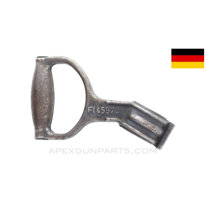 MG-15 Carry Handle, Stamped Steel, Clamshell Type,  WW2 Luftwaffe Issue *Good* 