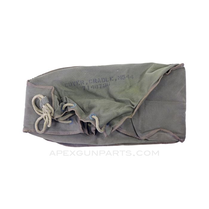 M544 Cradle Cover for M74 Tripod, OD Green Canvas *Very Good* 