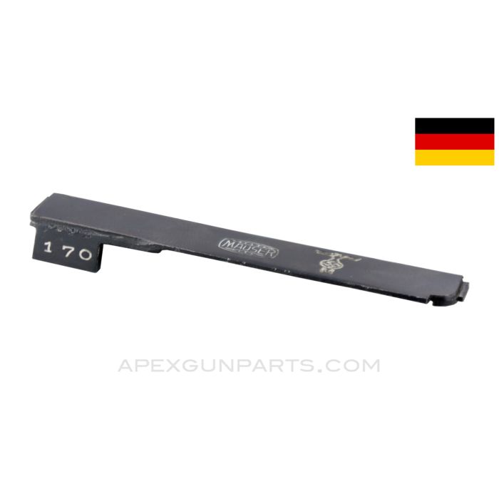 German Mauser 1914 Sideplate, Waffen Marked, 7.65mm *Good*