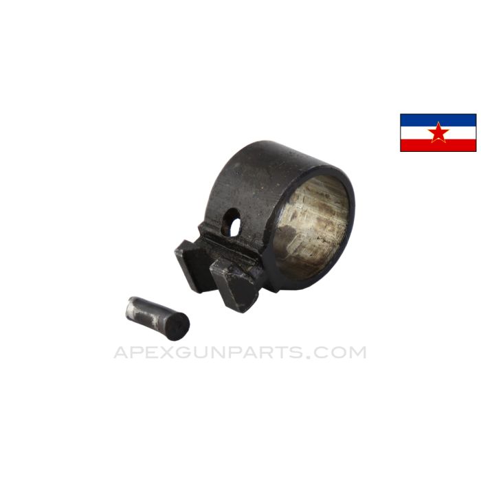 Yugoslavian M56 Submachine Gun Bayonet Lug, w/ Pin, 7.62x25 *Good*