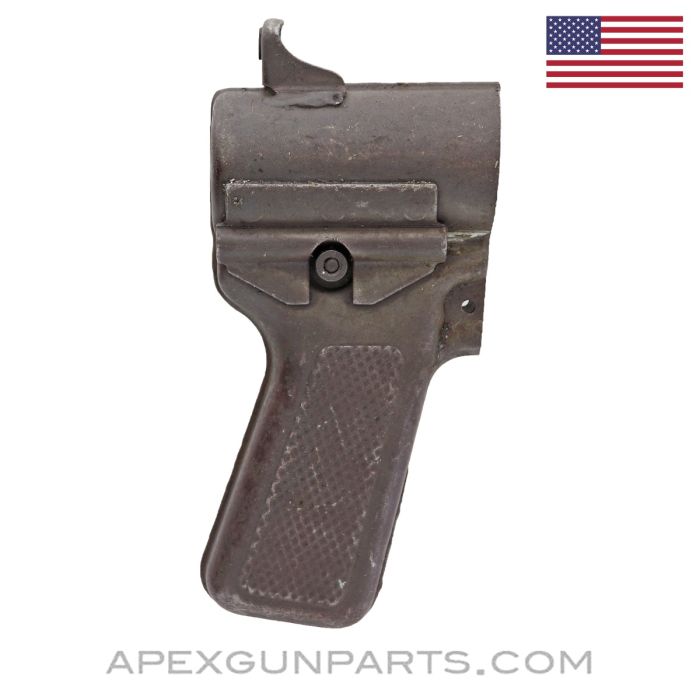 M3 Grease Gun Pistol Grip and Rear Receiver Section, Saw Cut *Very Good* 