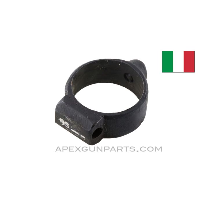 Carcano M91 / M24 Carbine Rear Sight Ring w/Lock Screw, For Adjustable Sight *Very Good*