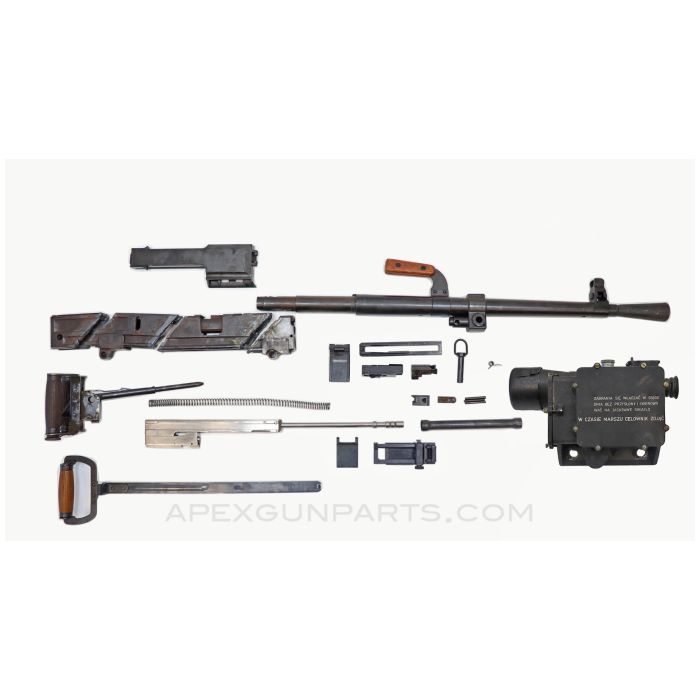 Goryunov SG-43 Parts Kit, w/ PPN-2 Night Vision Assembly in Crate, Cut Receiver & Demilled Barrel, 7.62X54R *Good*