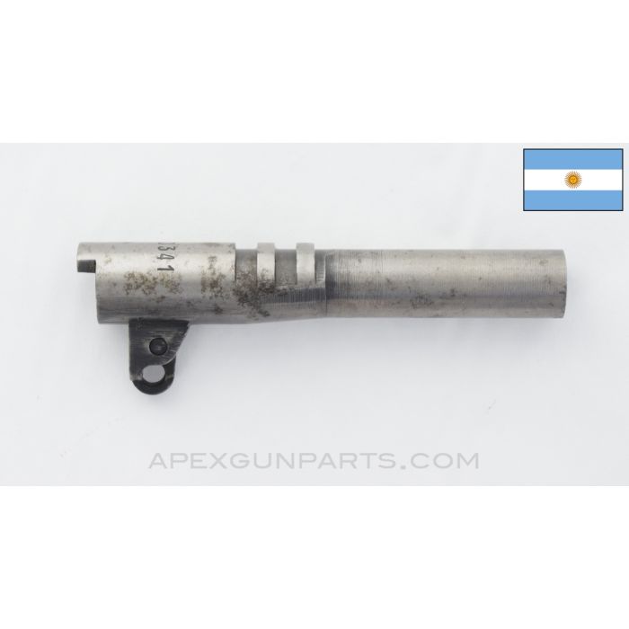 Argentinian 1927 Sistema Barrel, 4", w/ Link & Link Pin, .45ACP *Good*
