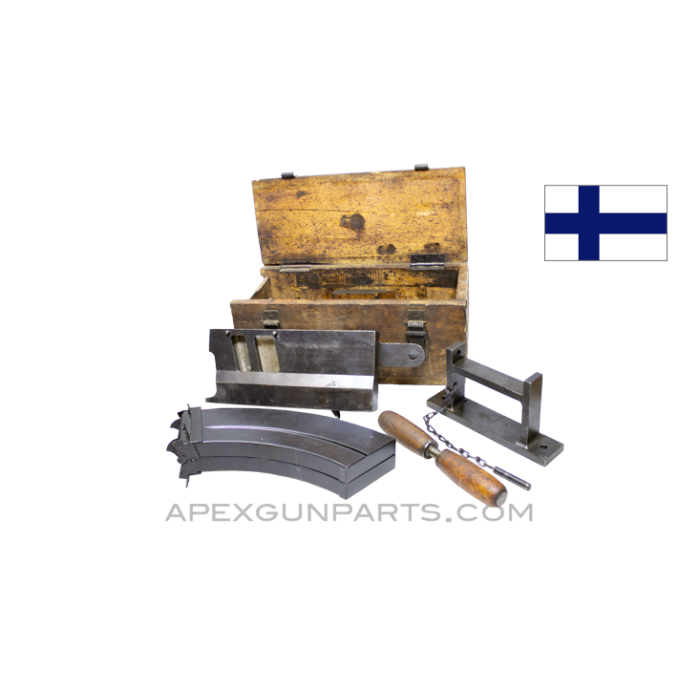 Finnish Lahti-Saloranta M/26 Magazine Loader, In Wood Transit Case, 7.62x53R 