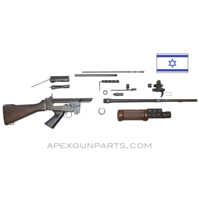 Israeli FAL Light Rifle Parts Kit With FN 21" Barrel, Type A Lower, 7.62X51 NATO, *Good* 