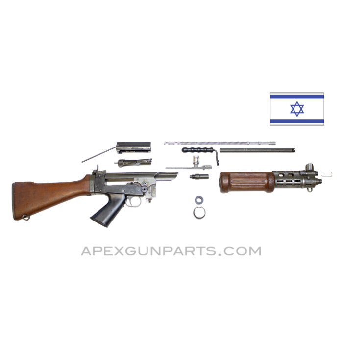 Israeli FAL Light Rifle Parts Kit, Wood Stock, 7.62X51 NATO, *Good*, $549.95 w/(1) Magazine
